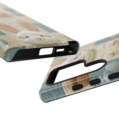 Adorable Rabbits Phone Case – Cute & Durable Protection - iPhone, Samsung, and Google case