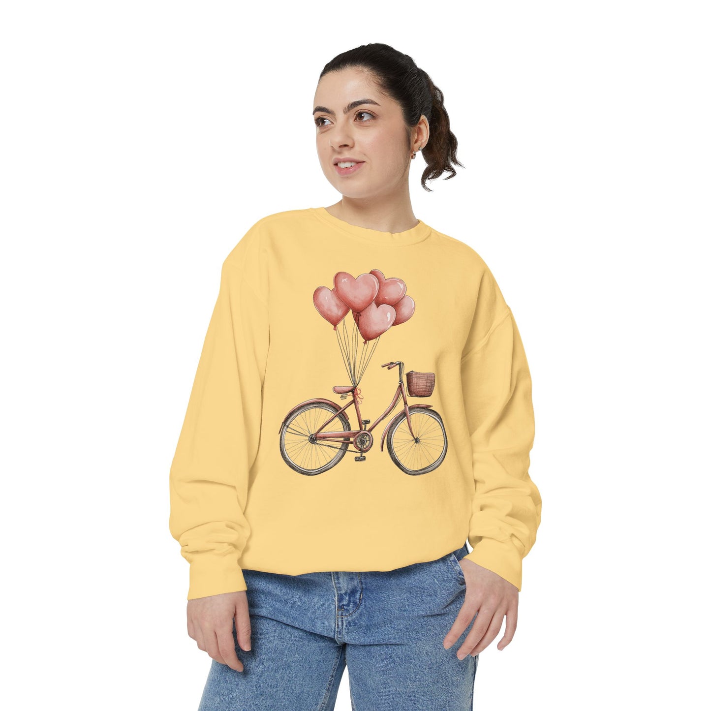 Vintage Bike Dreams: Unisex Garment-Dyed Sweatshirt