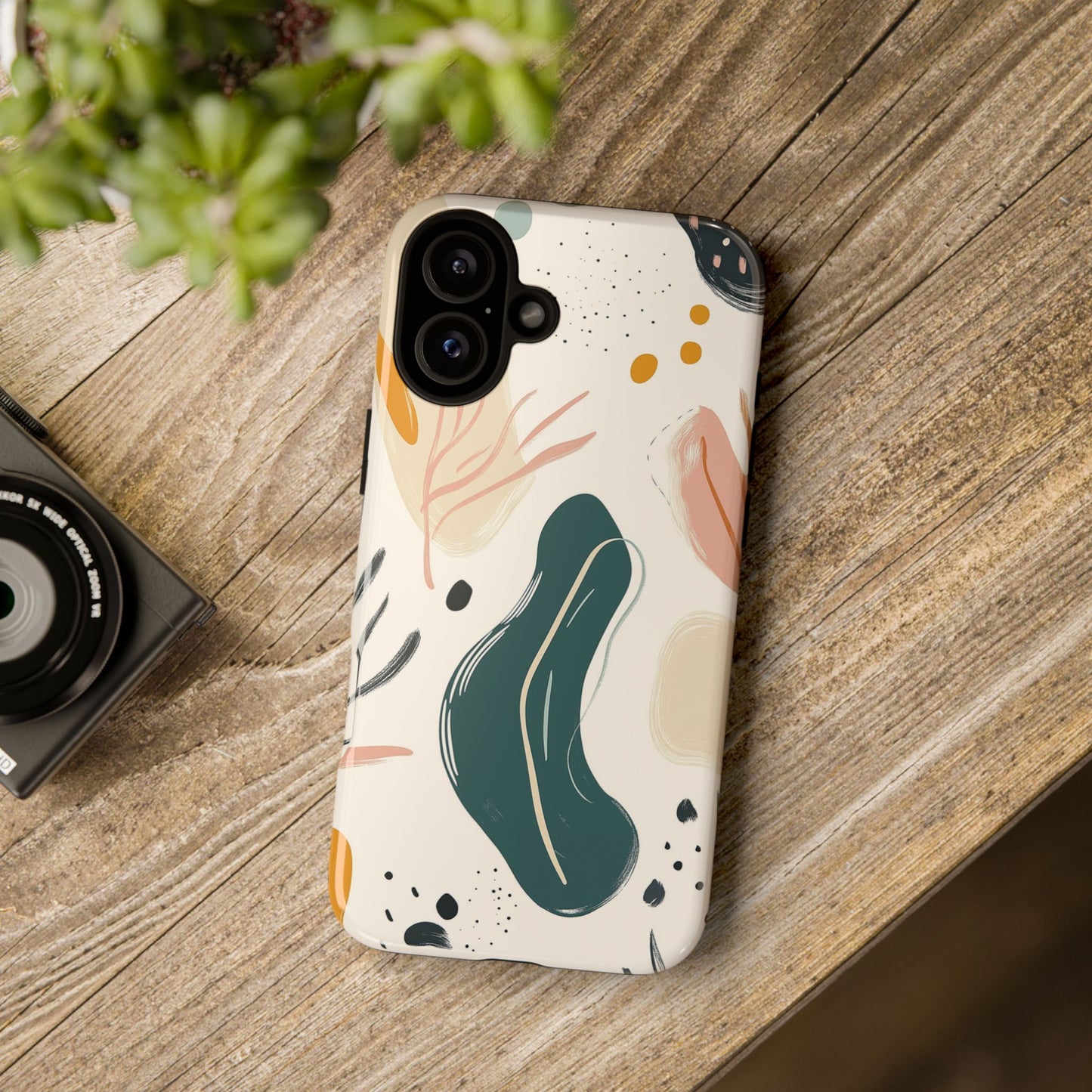 Phone Case with Abstract Art design - iPhone, Samsung, and Google case