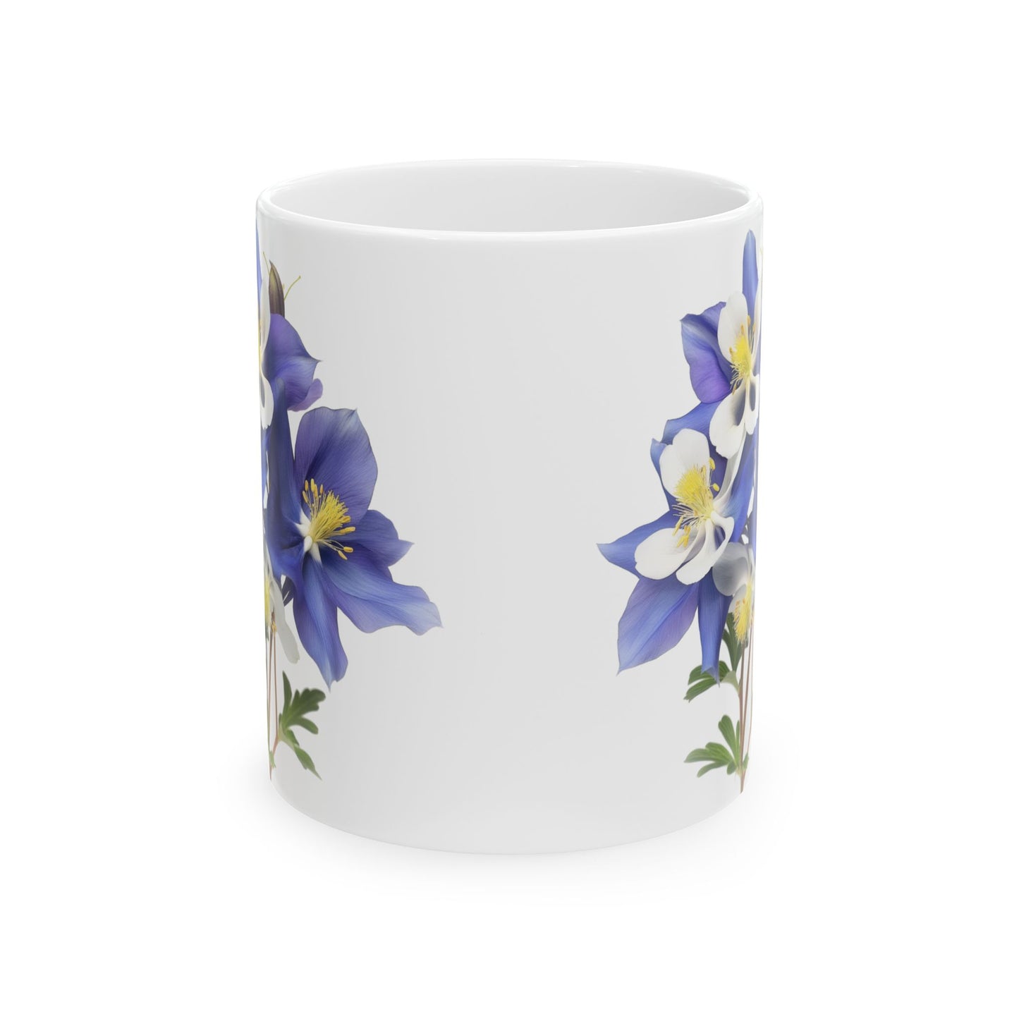 Aquilegias Ceramic Mug, (11oz, 15oz)