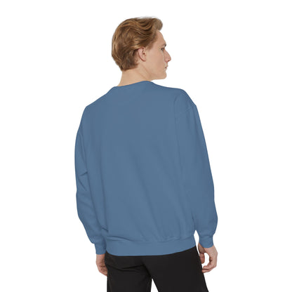 Men's Garment-Dyed Sweatshirt - Happy Vibes