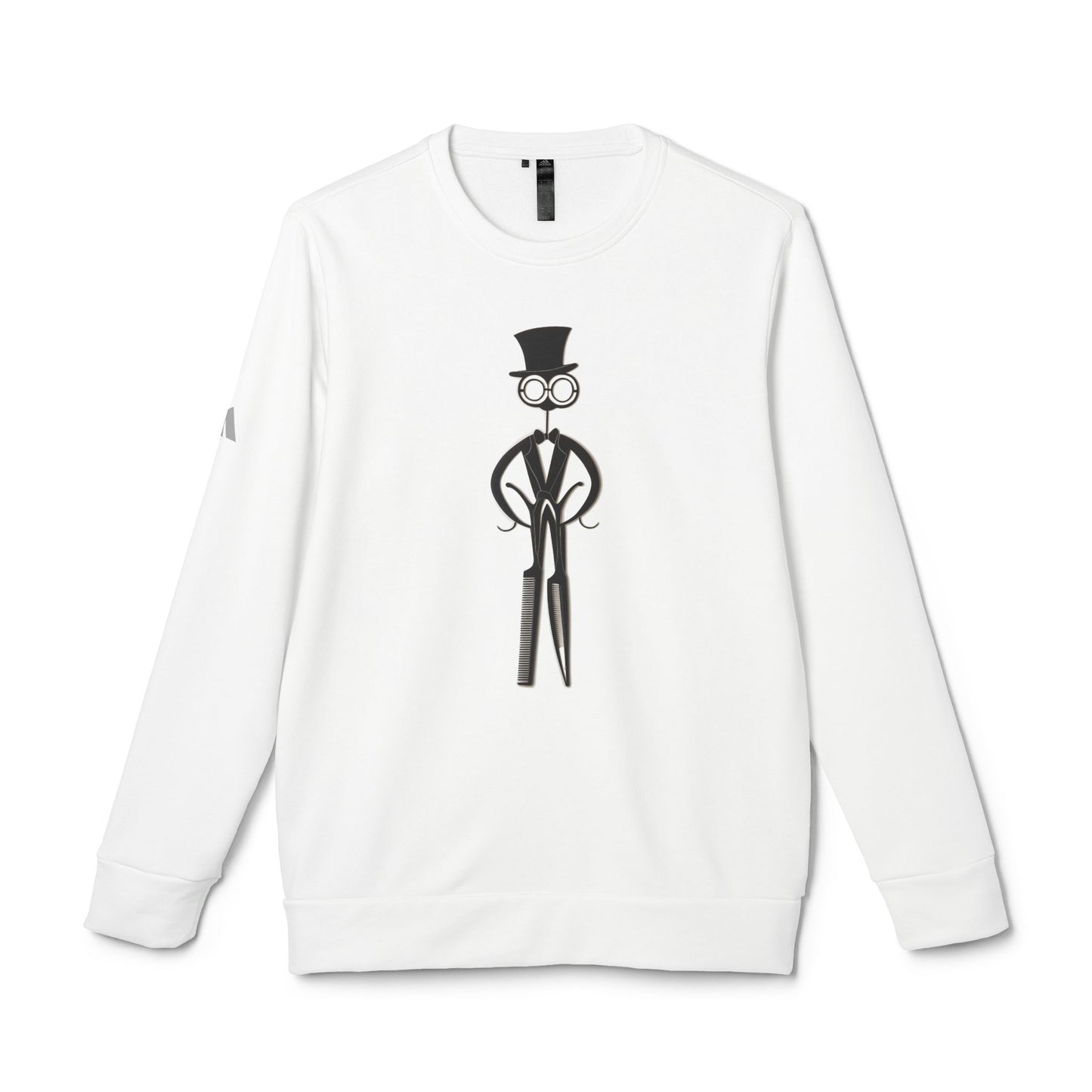 Adidas Unisex Fleece Crewneck Sweatshirt – Barber Art Edition Sweatshirt