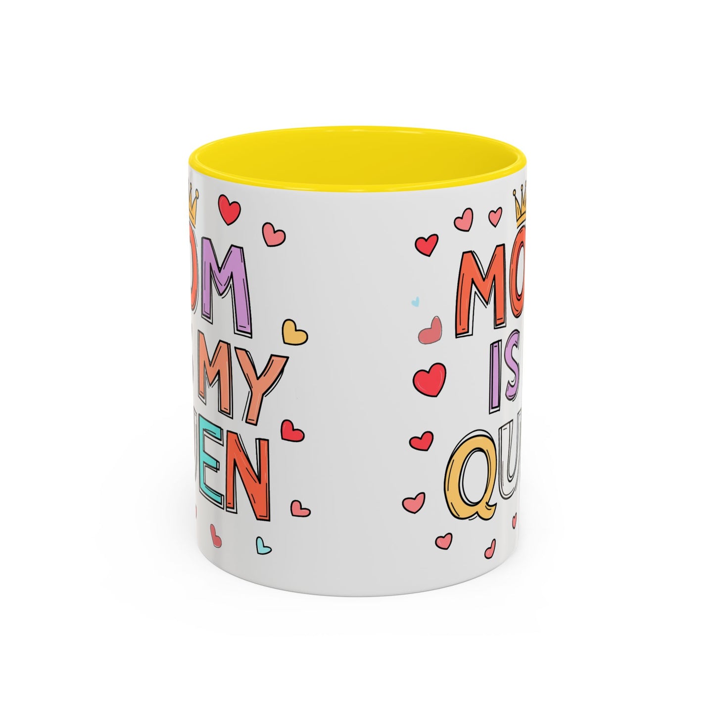 Queen Mom Accent Coffee Mug - Perfect Gift for Mother's Day - Birthday Gift
