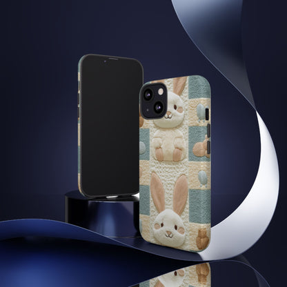 Adorable Rabbits Phone Case – Cute & Durable Protection - iPhone, Samsung, and Google case
