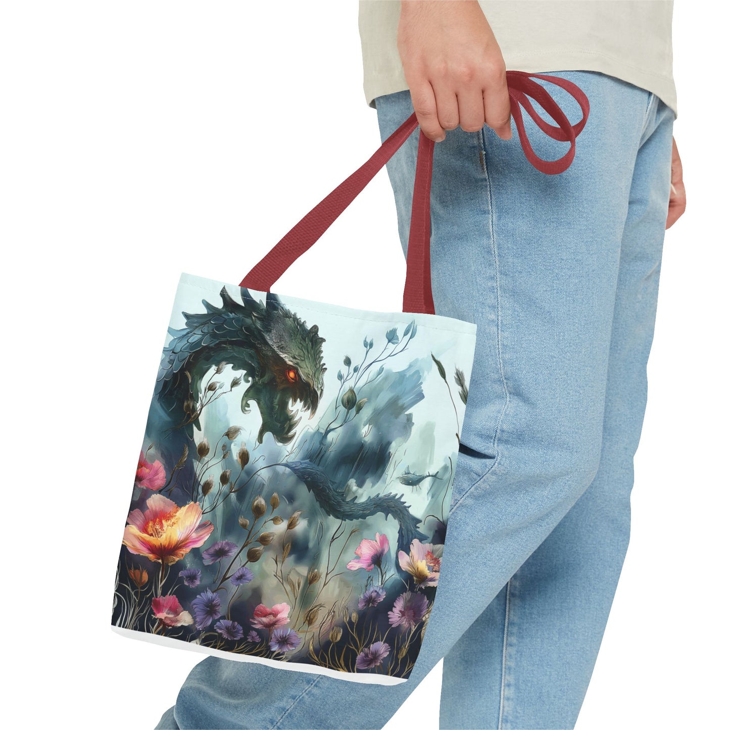 Mythical Dragon Tote Bag - Two side print design
