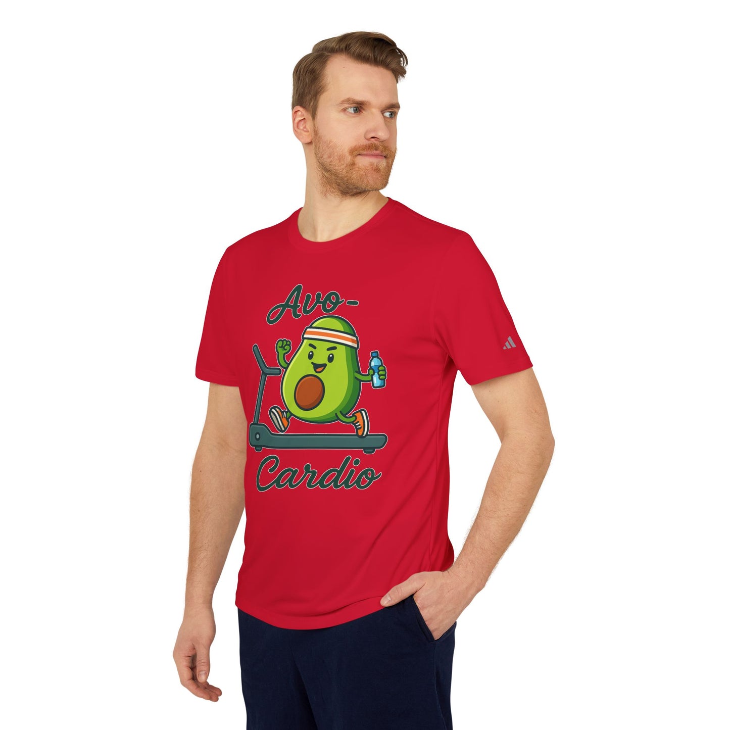Adidas® Funny Avocado Cardio Workout Tee (Unisex)