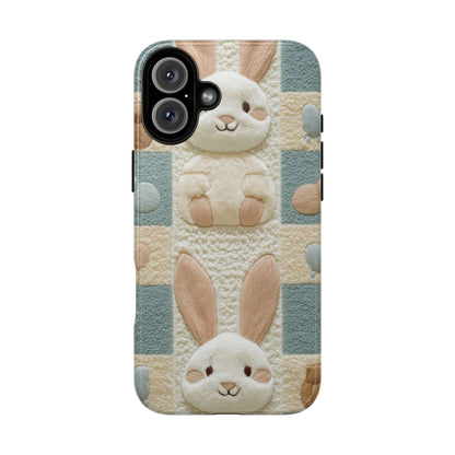 Adorable Rabbits Phone Case – Cute & Durable Protection - iPhone, Samsung, and Google case