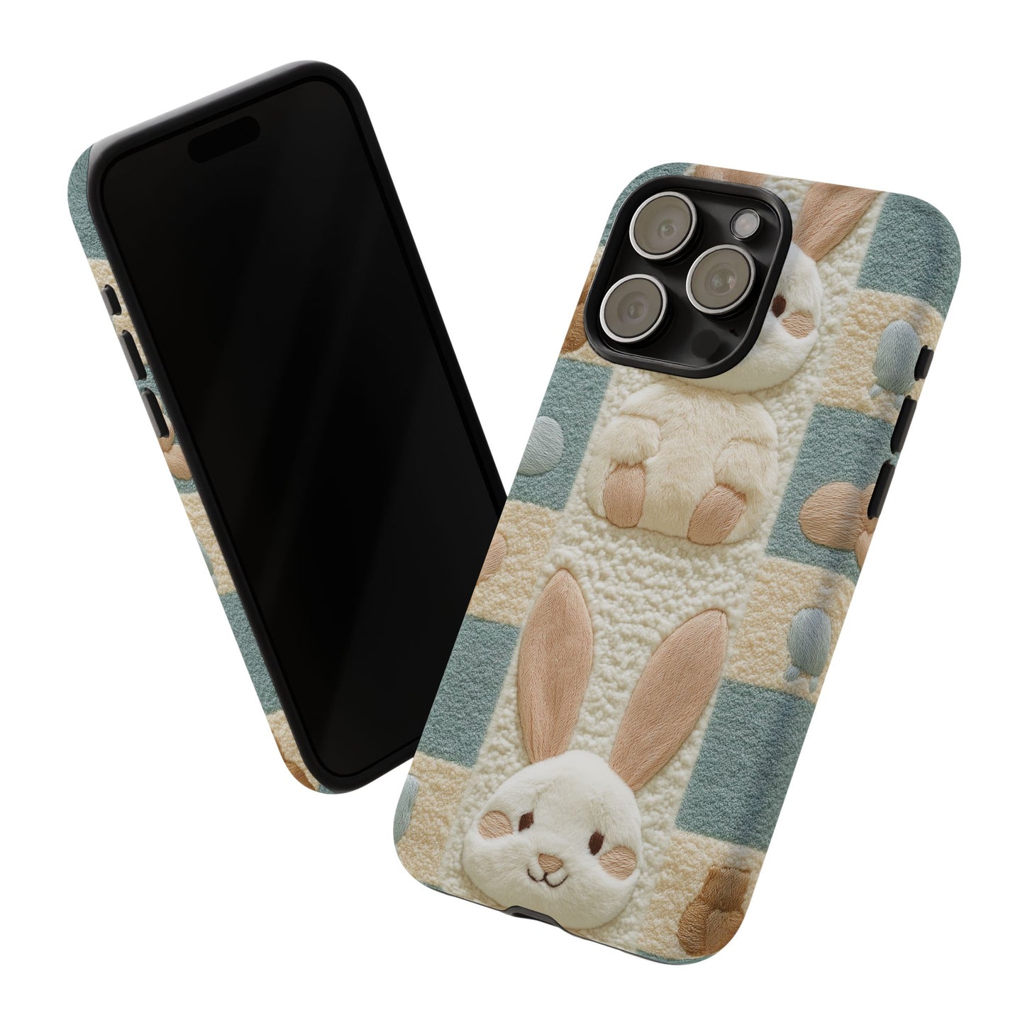 Adorable Rabbits Phone Case – Cute & Durable Protection - iPhone, Samsung, and Google case