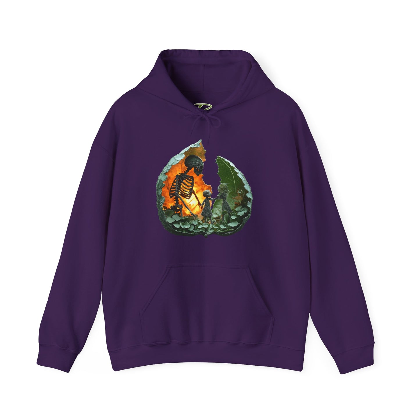 Unisex Heavy Blend™ Hooded Sweatshirt - Skeleton Design Hoodie