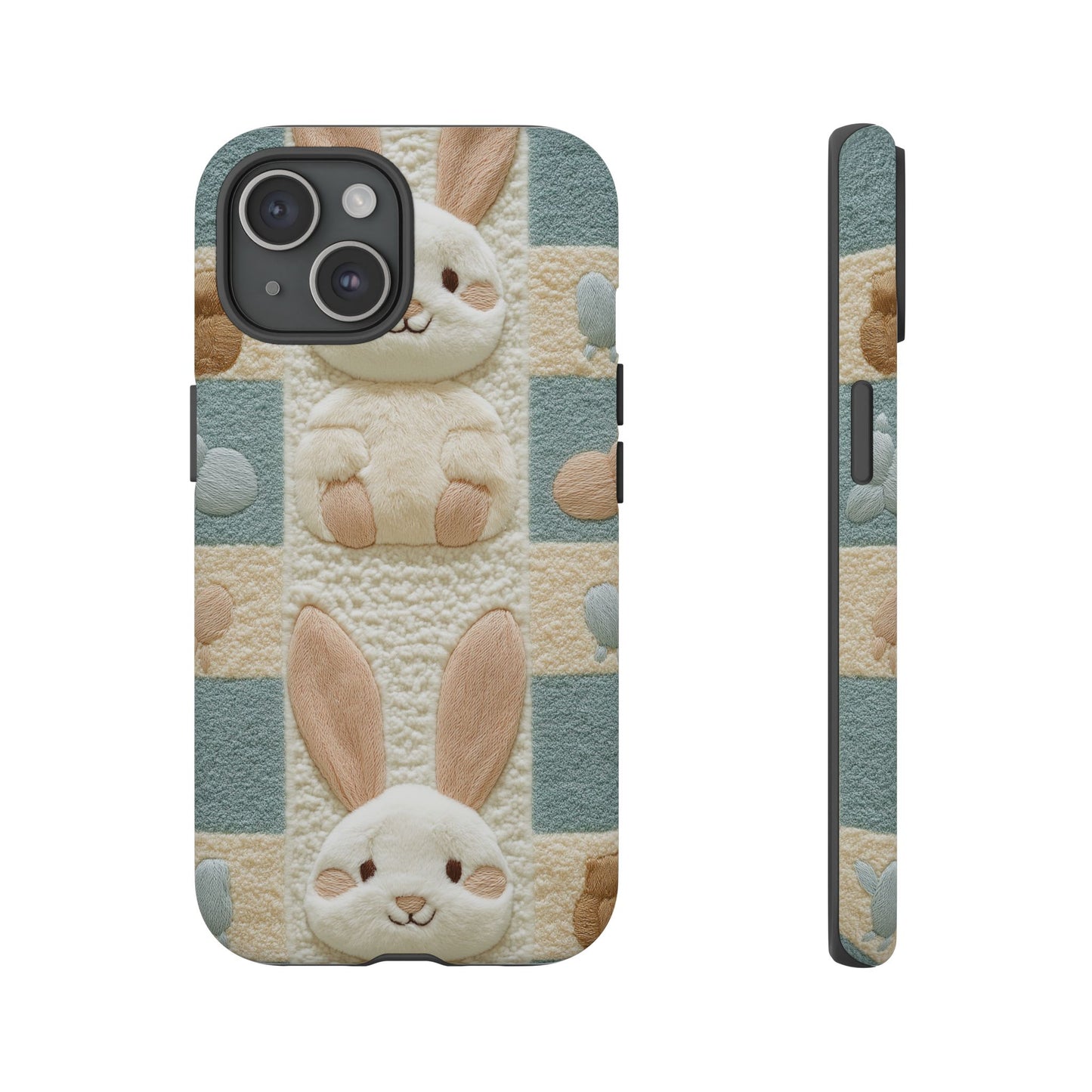 Adorable Rabbits Phone Case – Cute & Durable Protection - iPhone, Samsung, and Google case