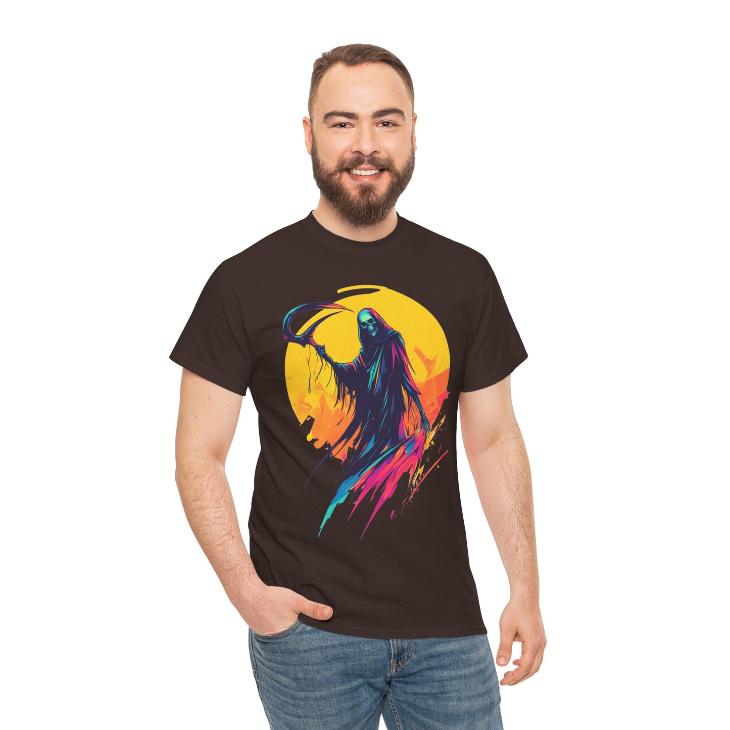 Spooky T-shirt - Unisex Heavy Cotton Tee - Halloween Tee