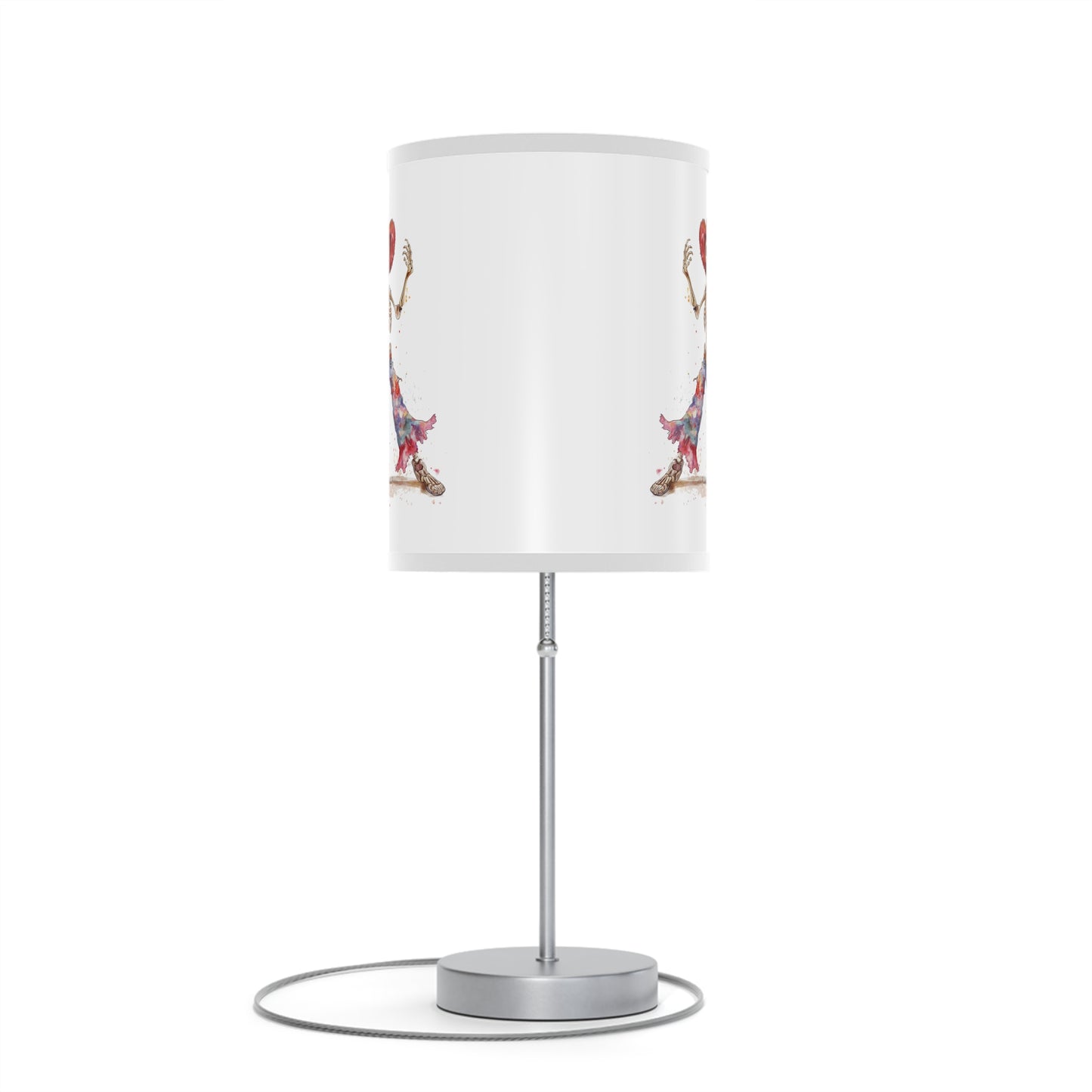Lamp on a Stand, US|CA plug - Watercolor Skeleton Lamp - Table Lamps