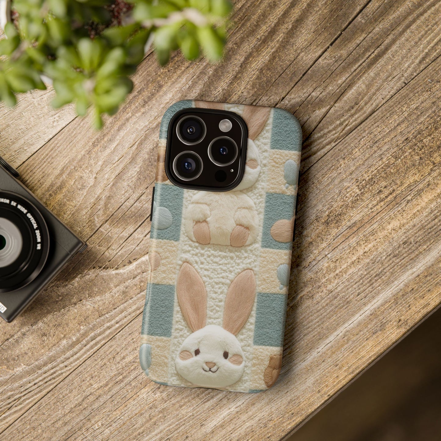 Adorable Rabbits Phone Case – Cute & Durable Protection - iPhone, Samsung, and Google case
