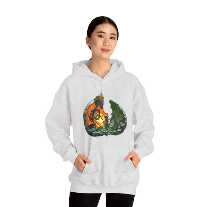 Unisex Heavy Blend™ Hooded Sweatshirt - Skeleton Design Hoodie