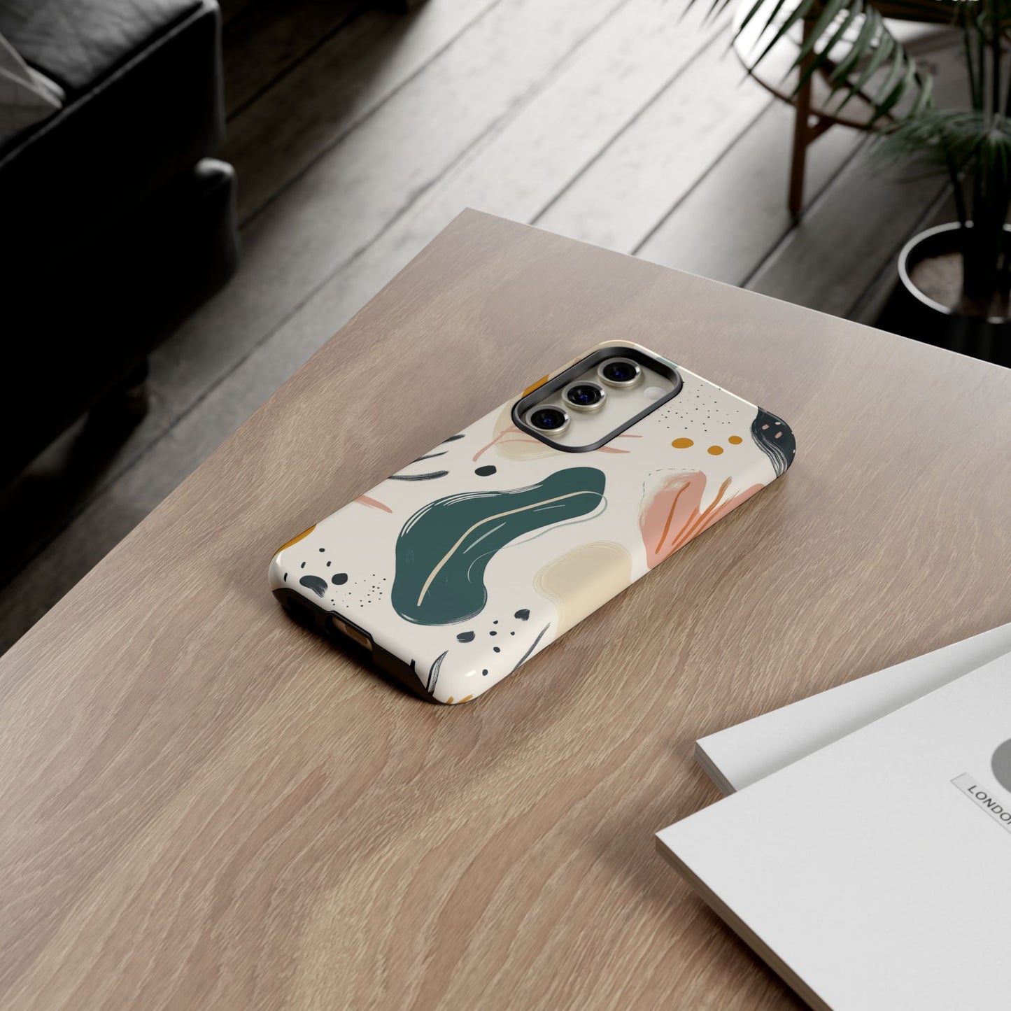 Phone Case with Abstract Art design - iPhone, Samsung, and Google case