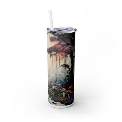 Skinny Tumbler with Straw, 20oz - Forest Insulated Tumbler