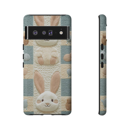 Adorable Rabbits Phone Case – Cute & Durable Protection - iPhone, Samsung, and Google case