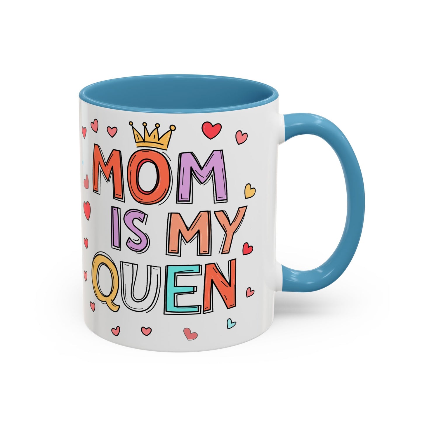 Queen Mom Accent Coffee Mug - Perfect Gift for Mother's Day - Birthday Gift