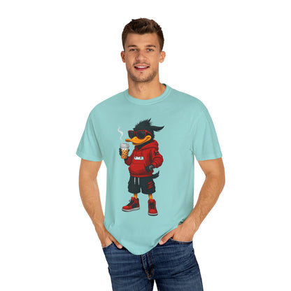 Cool Cartoon Duck Men's T-Shirt, Casual Graphic Tee, Fun Summer Shirt, Gift, Streetwear Style, Perfect for Parties