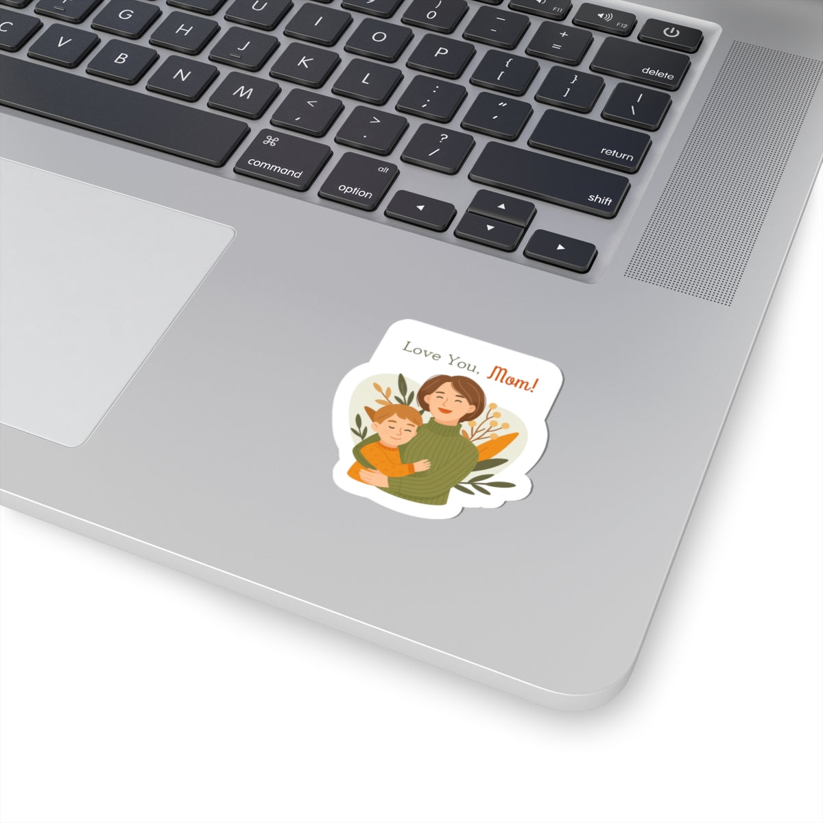 Love You, Mom! Kiss-Cut Stickers - Heartfelt Gifts for Mother's Day