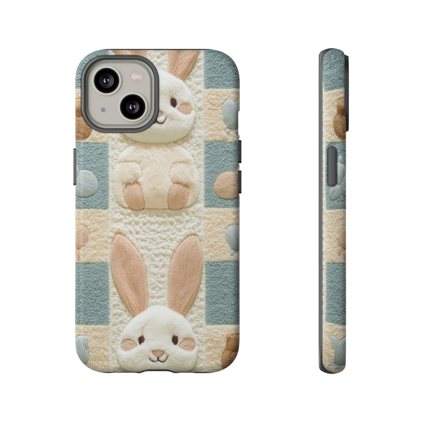 Adorable Rabbits Phone Case – Cute & Durable Protection - iPhone, Samsung, and Google case