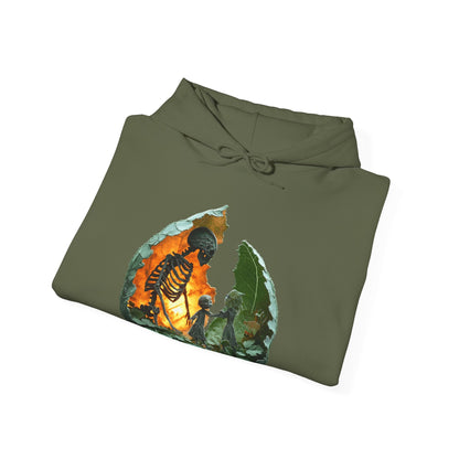 Unisex Heavy Blend™ Hooded Sweatshirt - Skeleton Design Hoodie