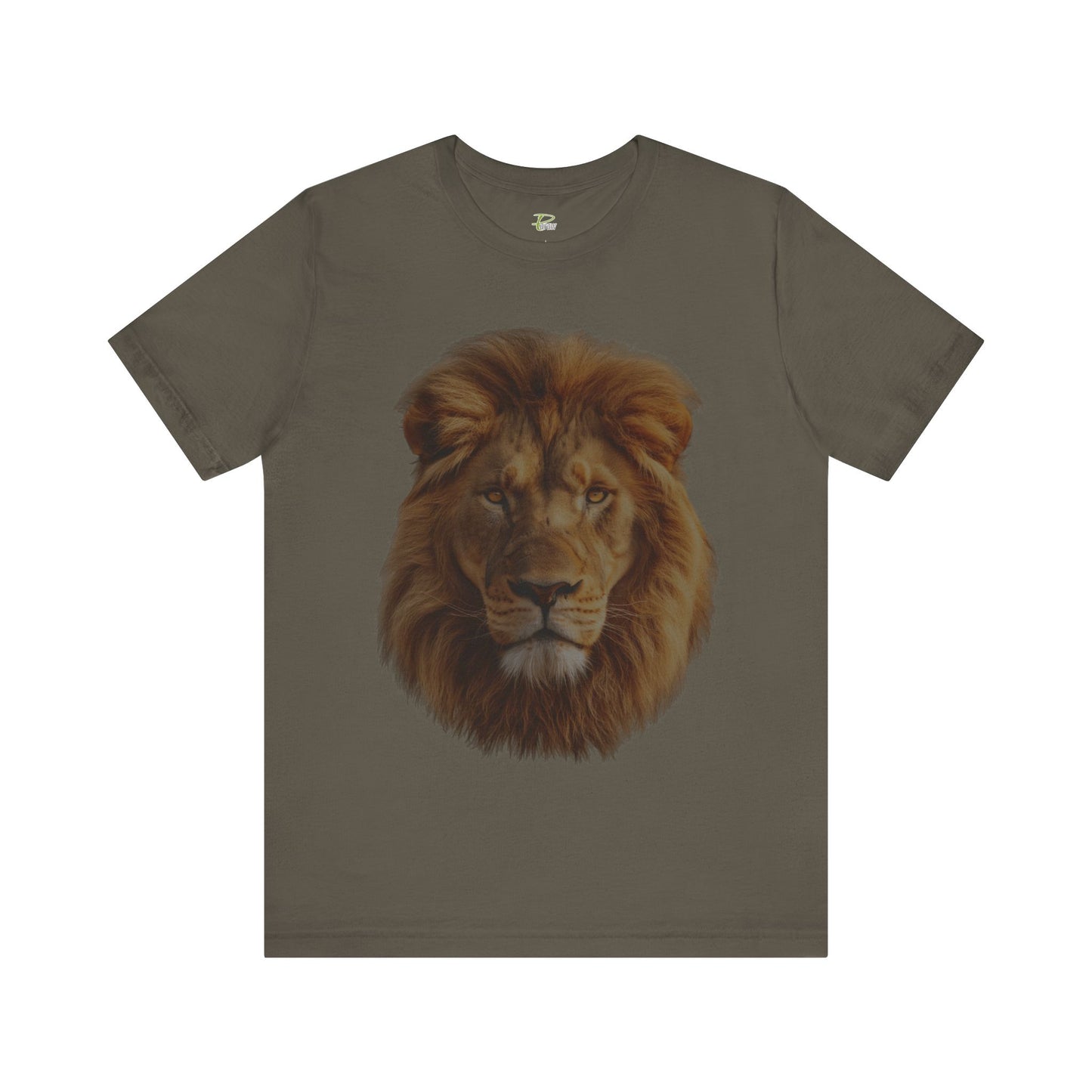 Unisex Lion Portrait Tee - Majestic King of the Jungle T-shirt