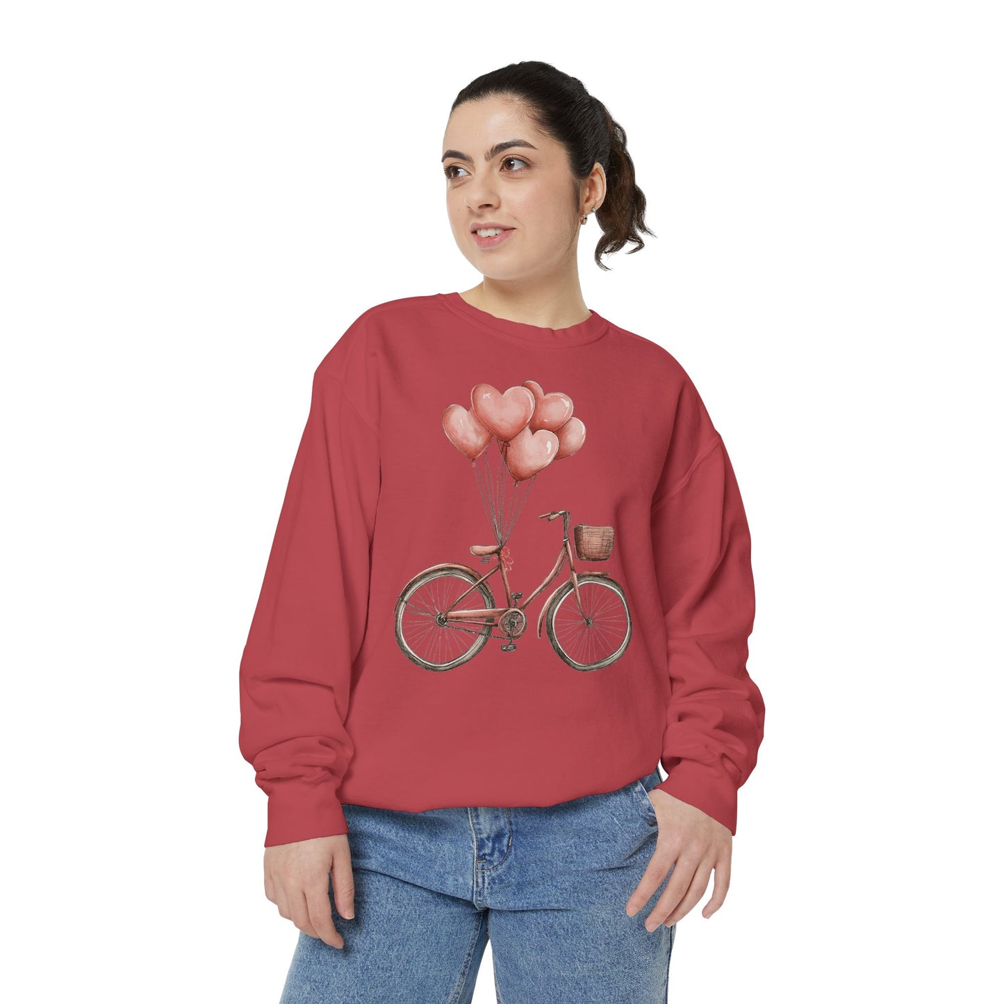 Vintage Bike Dreams: Unisex Garment-Dyed Sweatshirt