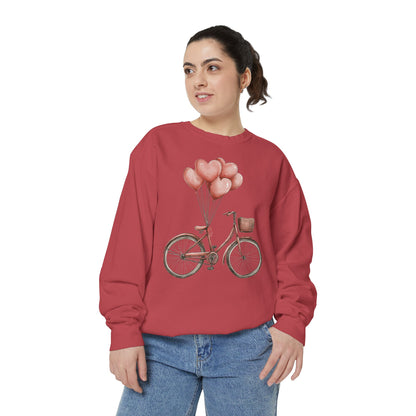 Vintage Bike Dreams: Unisex Garment-Dyed Sweatshirt