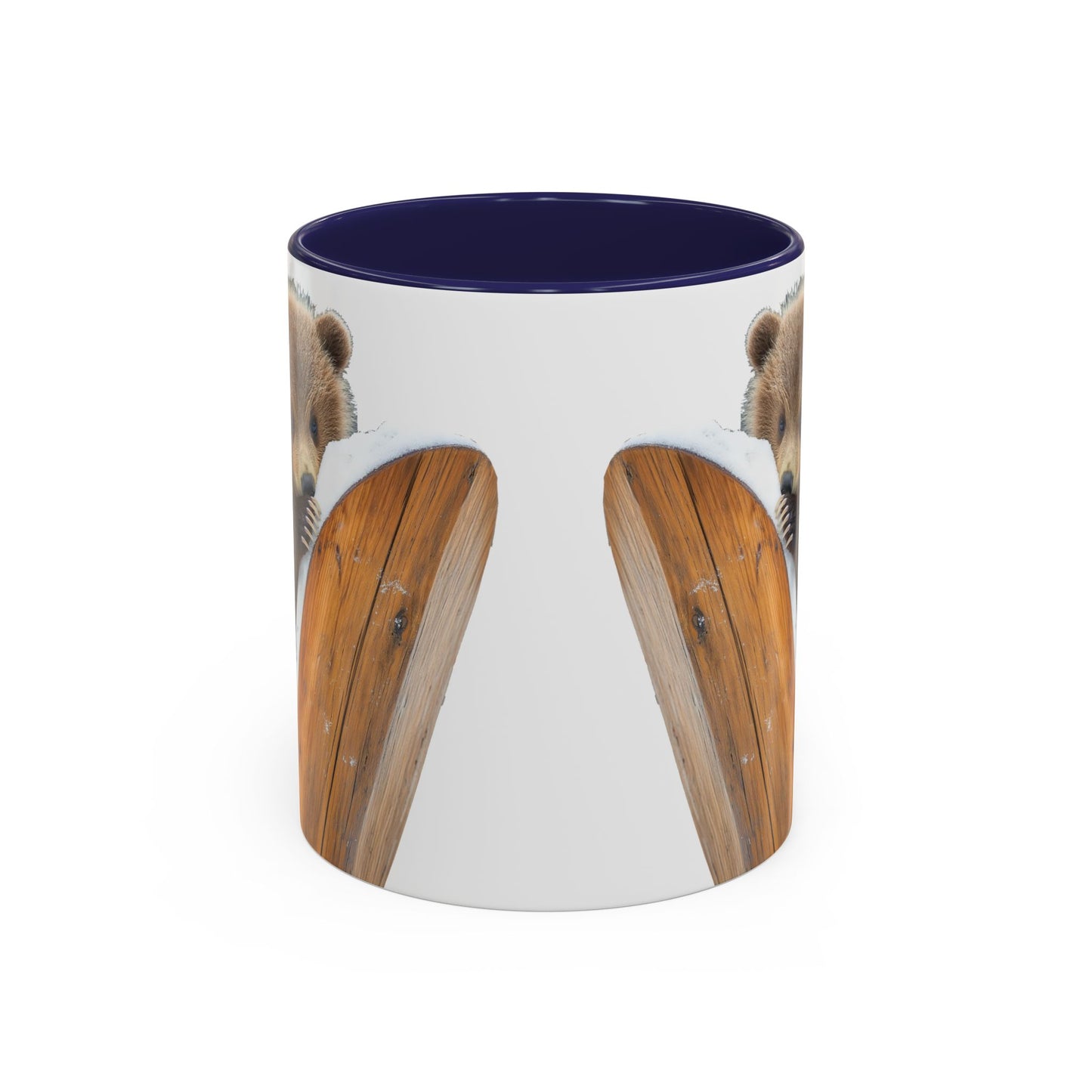 Bear Accent Watercolor Coffee Mug, (11oz, 15oz)