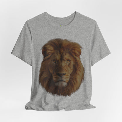 Unisex Lion Portrait Tee - Majestic King of the Jungle T-shirt