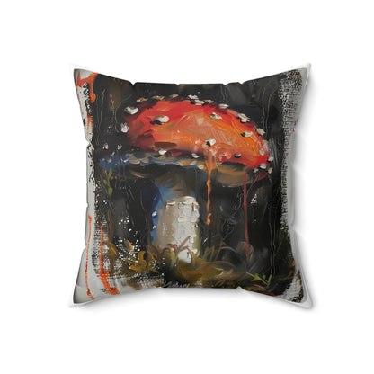 Square Oil colored Mushroom Cushion