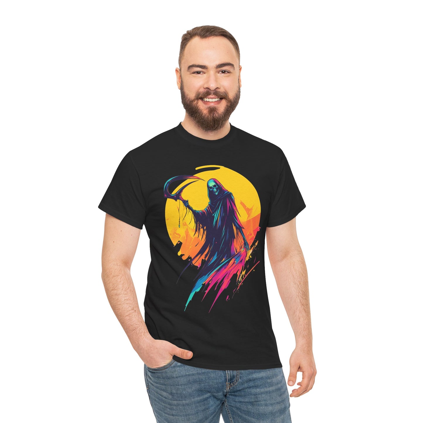 Spooky T-shirt - Unisex Heavy Cotton Tee - Halloween Tee