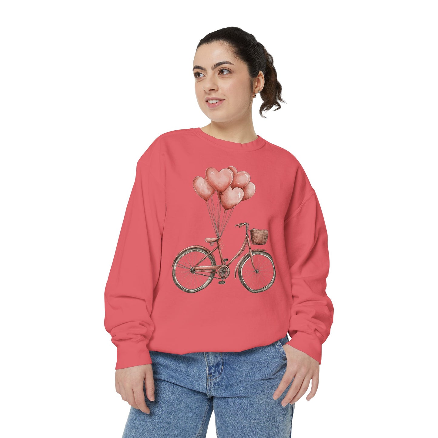 Vintage Bike Dreams: Unisex Garment-Dyed Sweatshirt