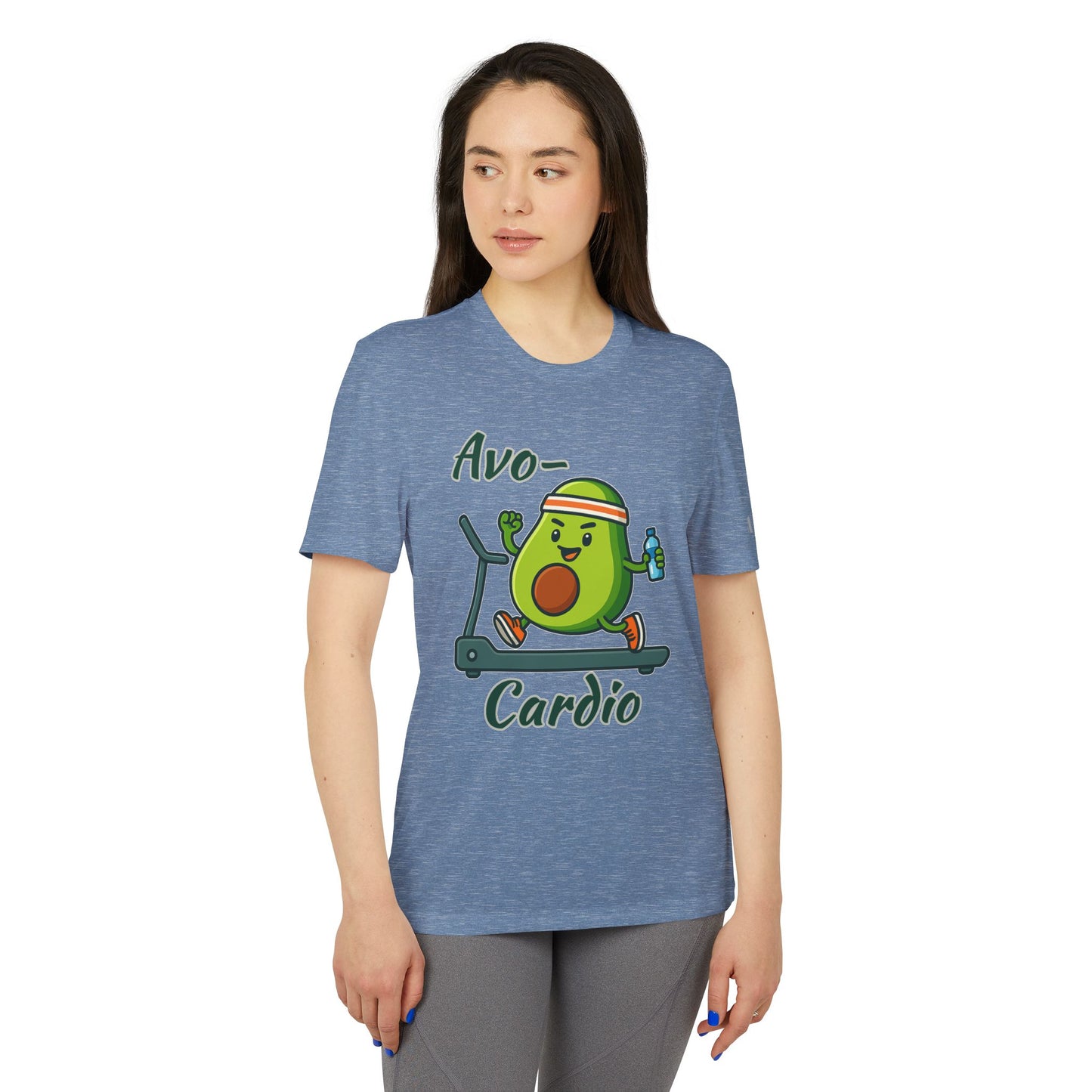 Adidas® Funny Avocado Cardio Workout Tee (Unisex)