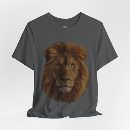 Unisex Lion Portrait Tee - Majestic King of the Jungle T-shirt