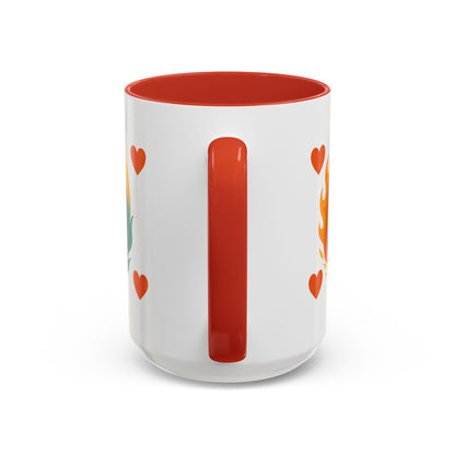 Bold Yin Yang Accent Coffee Mug – 11oz & 15oz – Perfect for Coffee Lovers