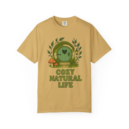 Cozy Natural Life T-Shirt, Eco-Friendly Tee, Nature Lover Shirt, Unique Gift for Adventurers, Casual Wear for All Seasons