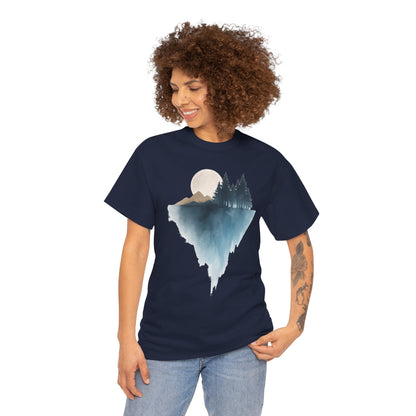 Scenic Nature Unisex Cotton Tee - Adventure Awaits
