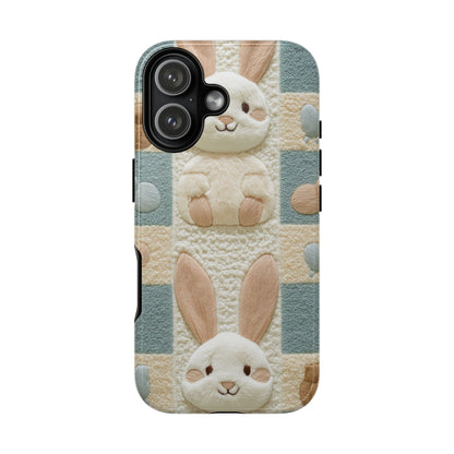 Adorable Rabbits Phone Case – Cute & Durable Protection - iPhone, Samsung, and Google case