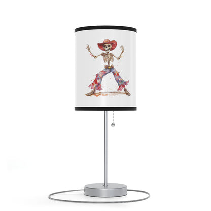 Lamp on a Stand, US|CA plug - Watercolor Skeleton Lamp - Table Lamps
