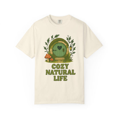 Cozy Natural Life T-Shirt, Eco-Friendly Tee, Nature Lover Shirt, Unique Gift for Adventurers, Casual Wear for All Seasons