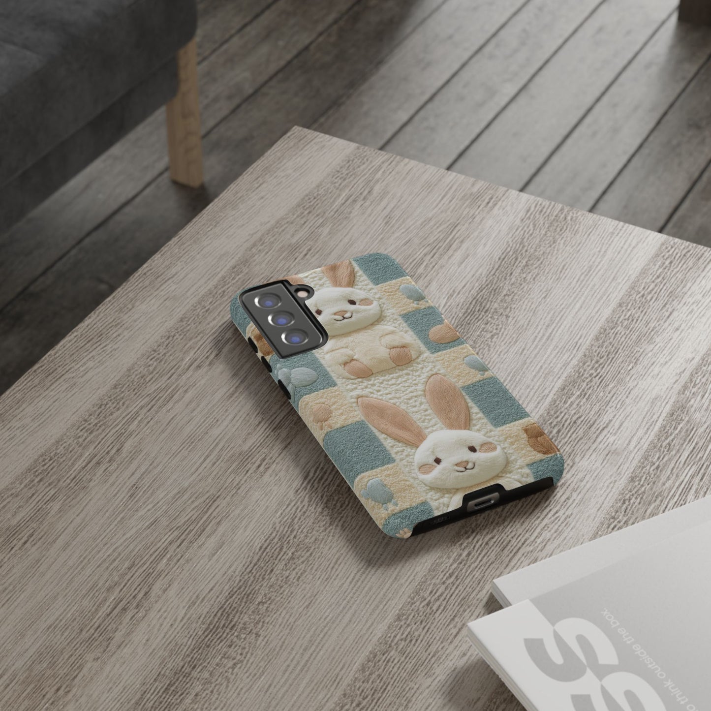 Adorable Rabbits Phone Case – Cute & Durable Protection - iPhone, Samsung, and Google case