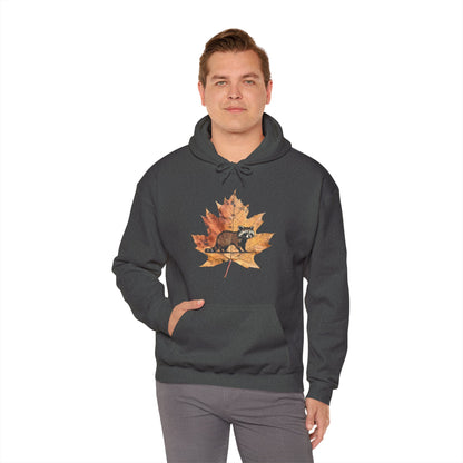 Raccoon Design Hoodie - Unisex Heavy Blend™ Hooded Sweatshirt