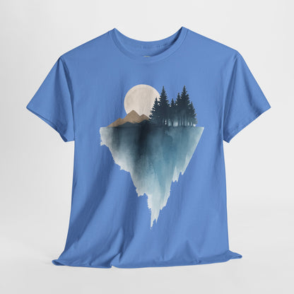 Scenic Nature Unisex Cotton Tee - Adventure Awaits