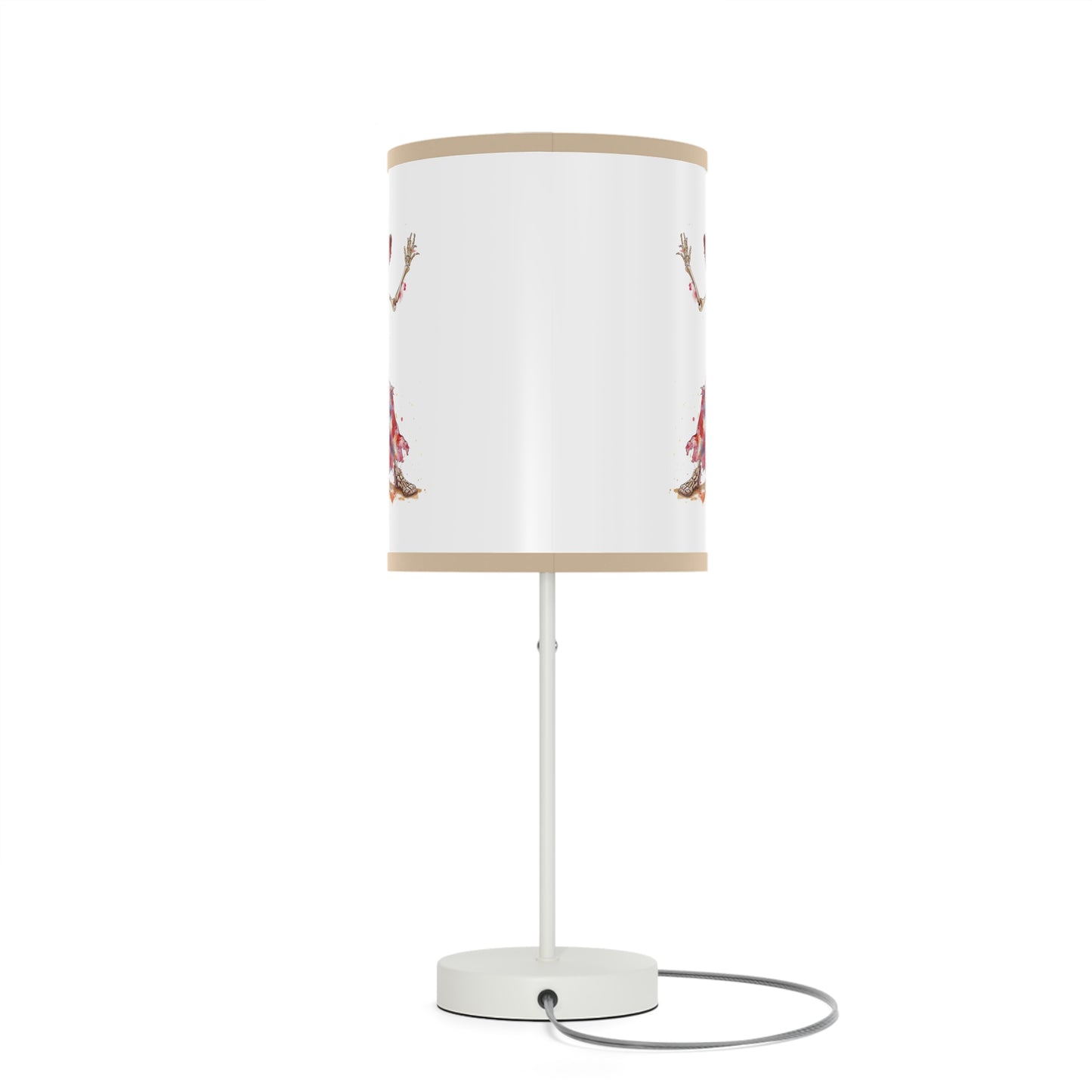 Lamp on a Stand, US|CA plug - Watercolor Skeleton Lamp - Table Lamps