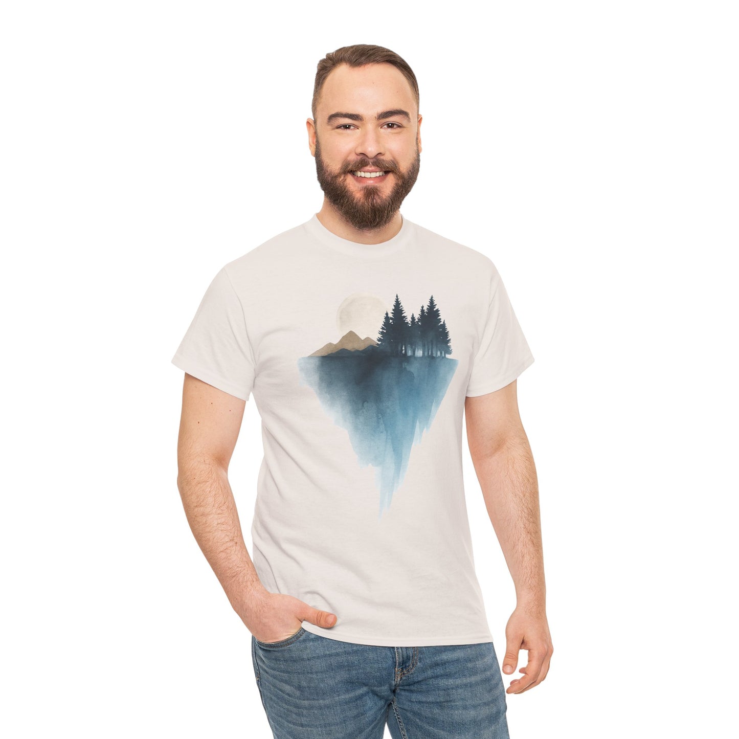 Scenic Nature Unisex Cotton Tee - Adventure Awaits