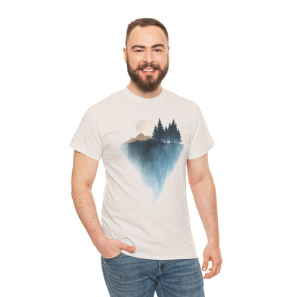 Scenic Nature Unisex Cotton Tee - Adventure Awaits