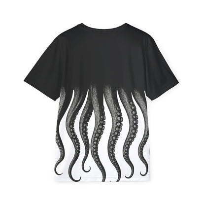 Men's Octopus Sports Jersey - Unique Tee for Ocean Lovers, Casual Wear, Beach Days, Nautical Gifts, Trendy Athletic Top