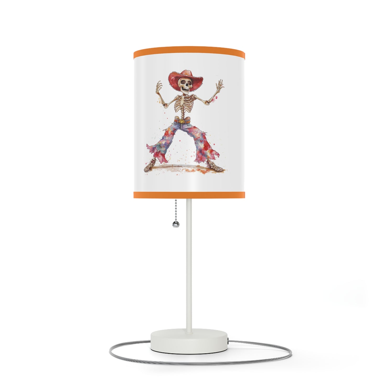 Lamp on a Stand, US|CA plug - Watercolor Skeleton Lamp - Table Lamps